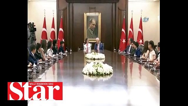Başbakan Yıldırım, 23 Nisan dolayısıyla Çankaya Köşkü´nde çocukları kabul etti