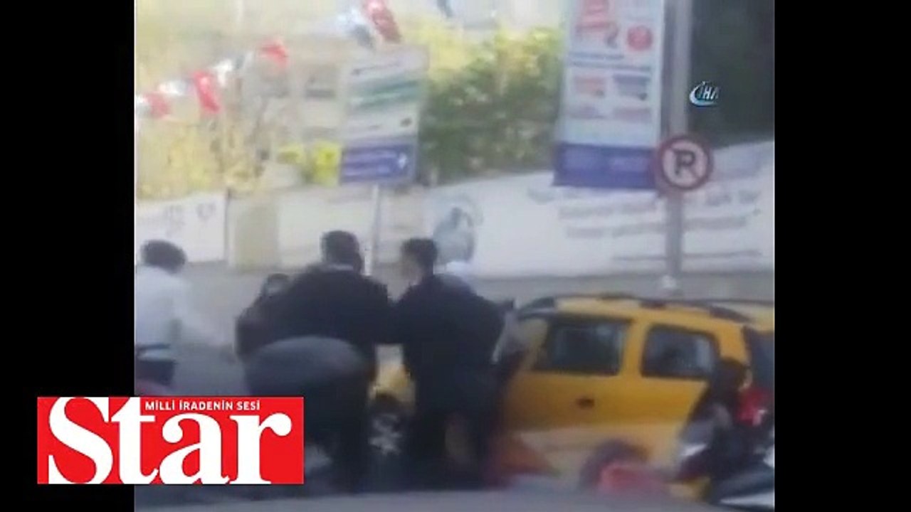 İstinye´de taksici, kadın yolcudan fazla para isteyince ortalık karıştı