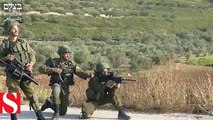 Filistinli göstericiyi plastik mermiyle vuran İsrail askerinden sevinç çığlığı