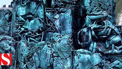 Filistinli sanatçı savaş kalıntılarını anıta dönüştürdü