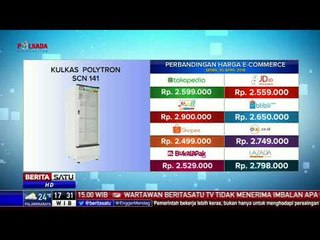 Perbandingan Harga e-Commerce: Kulkas Polytron SCN 141