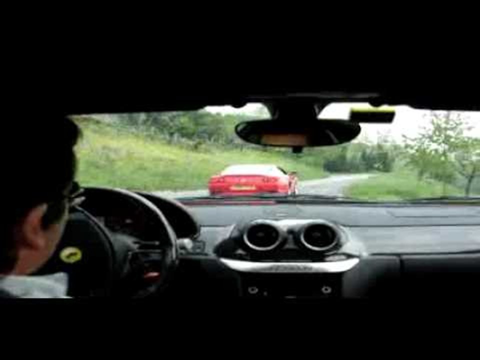 Ferrari 599 GTB v Ferrari 550M - evo Magazine