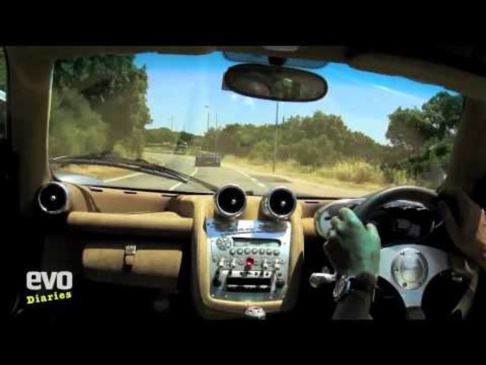 Chasing Zonda HH in evo's Pagani Zonda C12S - EVO