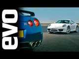 Tiff Needell evo track battle: Nissan GT-R vs Porsche 911 Carrera S