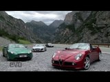 Audi R8 v Alfa 8C v Aston V8 v Porsche 911 - EVO