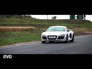 Audi R8 GT v R8 LMS supercar video- evo magazine