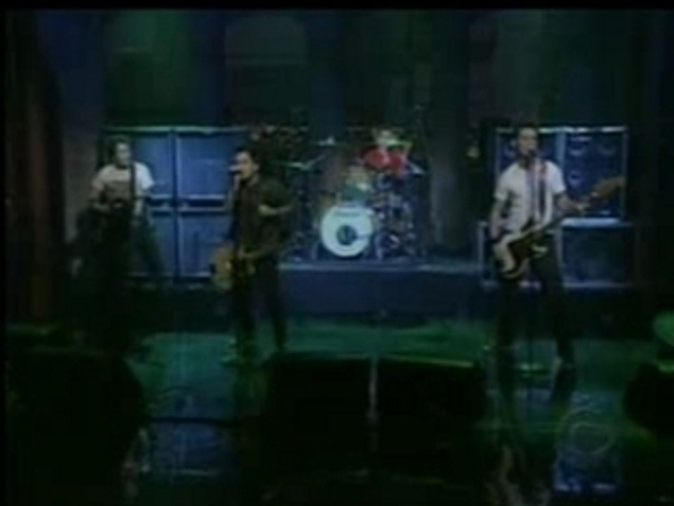 Green Day - Minority (Live on Letterman)