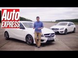 Mercedes A45 AMG vs CLS63 AMG Drag Race - Auto Express