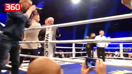 Kaos në ring, shqiptari godet me kokë gjermanin, skualifikohet (360video)