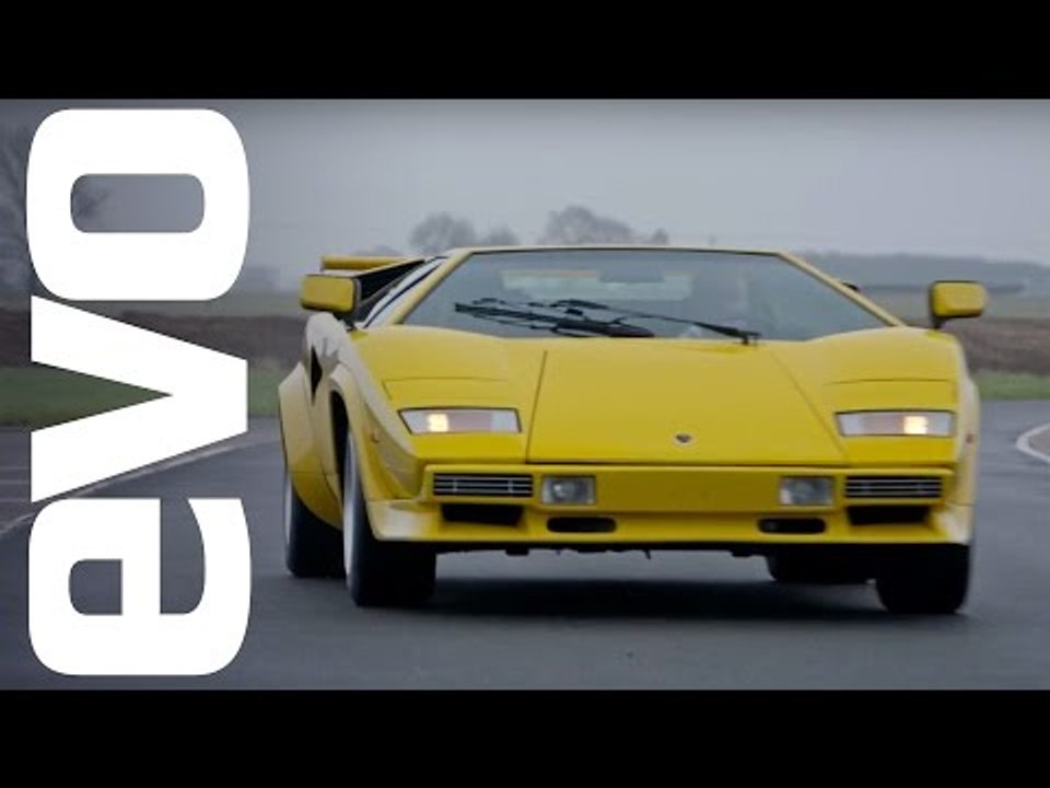 Lamborghini Countach LP 400 S driven | evo ICONS