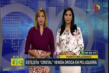Puerto Maldonado: detienen a estilista que vendía droga en peluquería