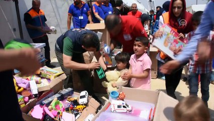 AFAD ve Kızılay'dan Doğu Guta ve İdliblilere yardım eli - İDLİB