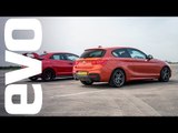 Honda Civic Type R vs BMW M135i - Which is fastest? | evo DRAG BATTLE