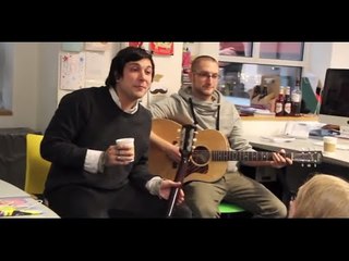 Frank Iero Acoustic Set In The Kerrang! Office