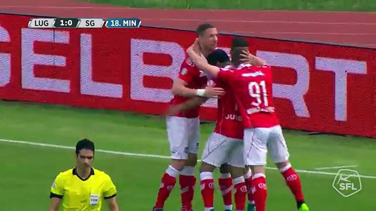 Lugano 2:1 Sankt Gallen (Switzerland. Super League. 29 April 2018)