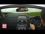 On board hot lap - Aston Martin V8 Vantage Roadster