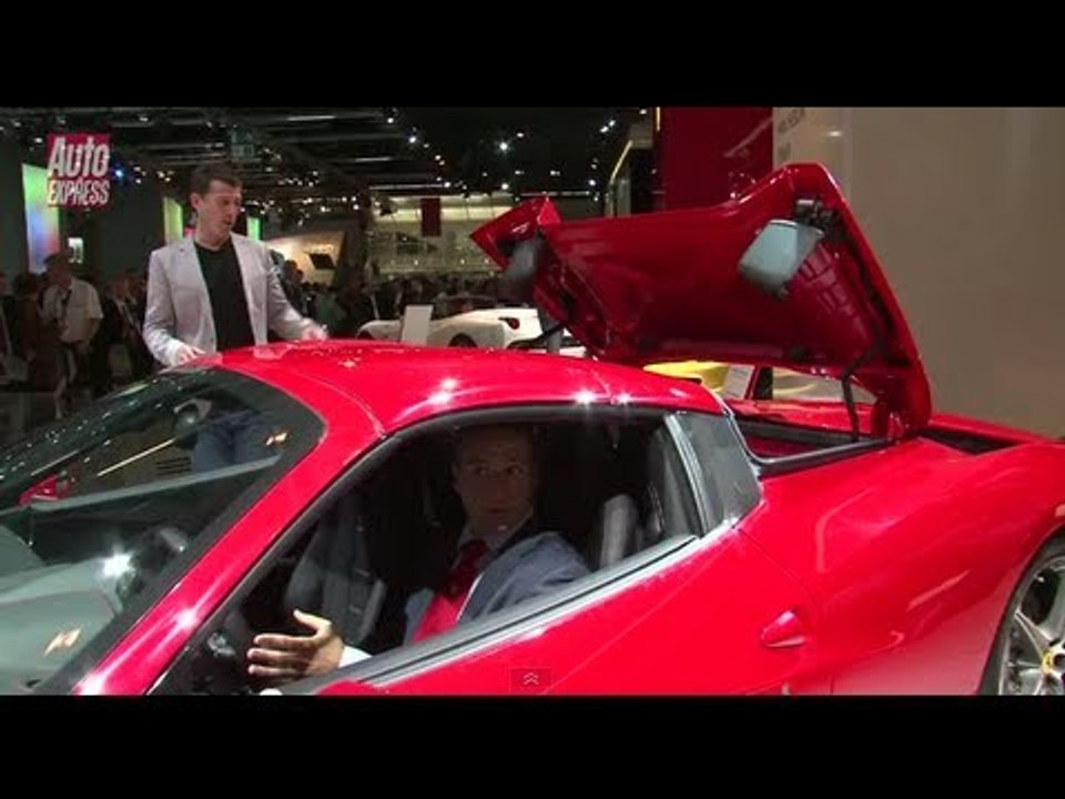 Frankfurt Motor Show 2011 Ferrari 458 Spider - Auto Express