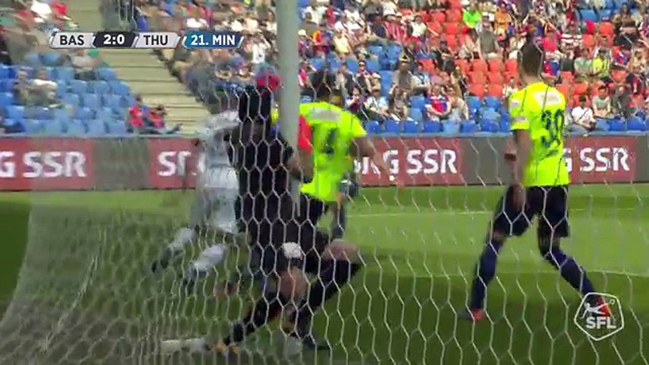 Basel 6:1 Thun (Switzerland. Super League. 29 April 2018)