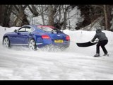 Ski joring with a Bentley Continental GT - Auto Express
