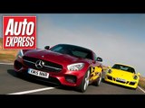 Mercedes-AMG GT vs Porsche 911 GTS: track battle and drag race