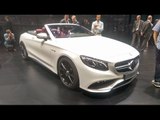 Mercedes S-Class Cabriolet at the Frankfurt Motor Show 2015