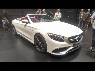 Mercedes S-Class Cabriolet at the Frankfurt Motor Show 2015
