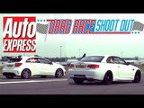 Mercedes A45 AMG vs BMW M3 (E93) Convertible - Drag-Race Shoot-out