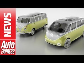 Volkswagen's I.D. Buzz concept is electric self-driving Microbus!