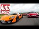 McLaren 570S vs Audi R8 V10 Plus vs Porsche 911 Turbo S: supercar track battle!