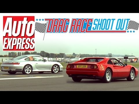 Ferrari 328 GTS vs Porsche 911 (996) - Drag Race Shoot-out