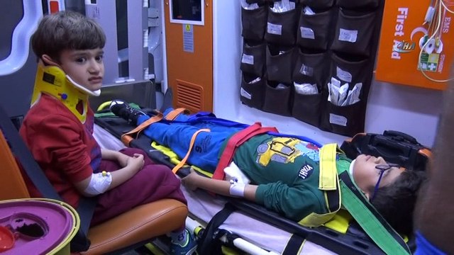 Aksaray'da öğrenci servisi hafif ticari araçla çarpıştı: 10 öğrenci yaralı