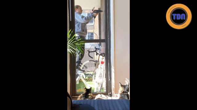 Une façon étrange d'utiliser sa perceuse