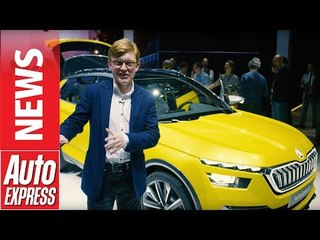 Skoda Vision X concept: new small SUV runs on gas, has two skateboards and a drone in the boot