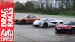 McLaren 540C vs Honda NSX vs Nissan GT-R drag race: plucky Brit takes on Japanese beasts