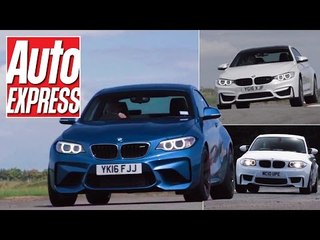 Download Video: BMW M2 vs 1M Coupe vs M4 track battle: two-door M car triple test!