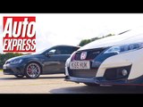 Civic Type R vs Golf GTI Clubsport S: FWD hot hatch drag race