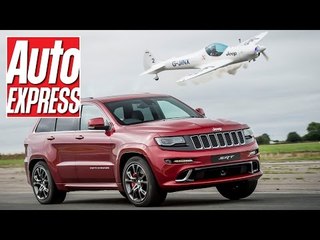 Jeep Grand Cherokee SRT vs a stunt plane: place your bets!