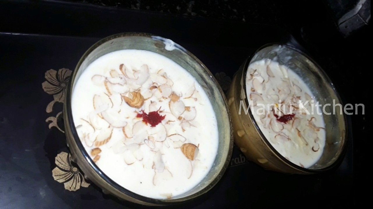 Basundi Recipe in Tamil / Sweet Recipes in Tamil Manju Kitchen