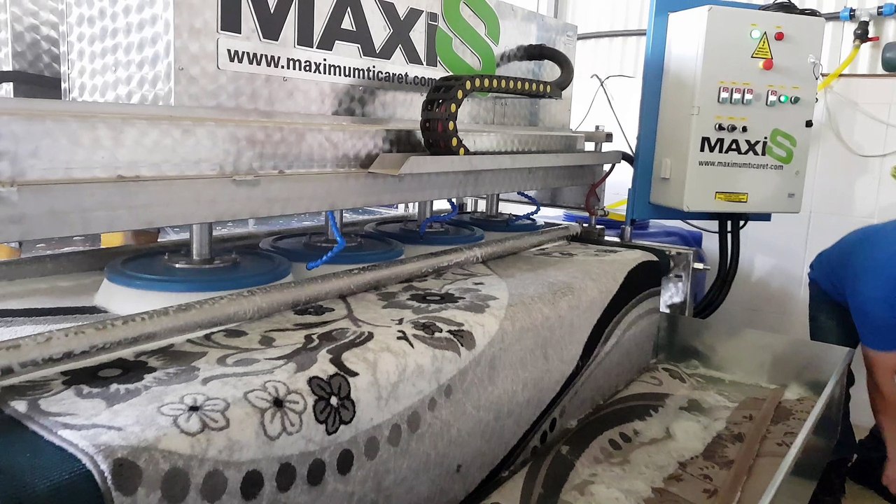 otomatik halı yıkama makinası,halı sıkma makinası maxis