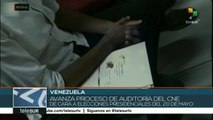 Realiza CNE auditoría al sistema de votación para elección venezolana