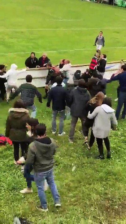 Veja o momento de violência que suspendeu o campeonato nacional de râguebi