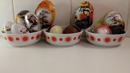 Opening Surprise Eggs - 05 : Kinder, Star Wars, Winx, Noidan Yllätys, ...