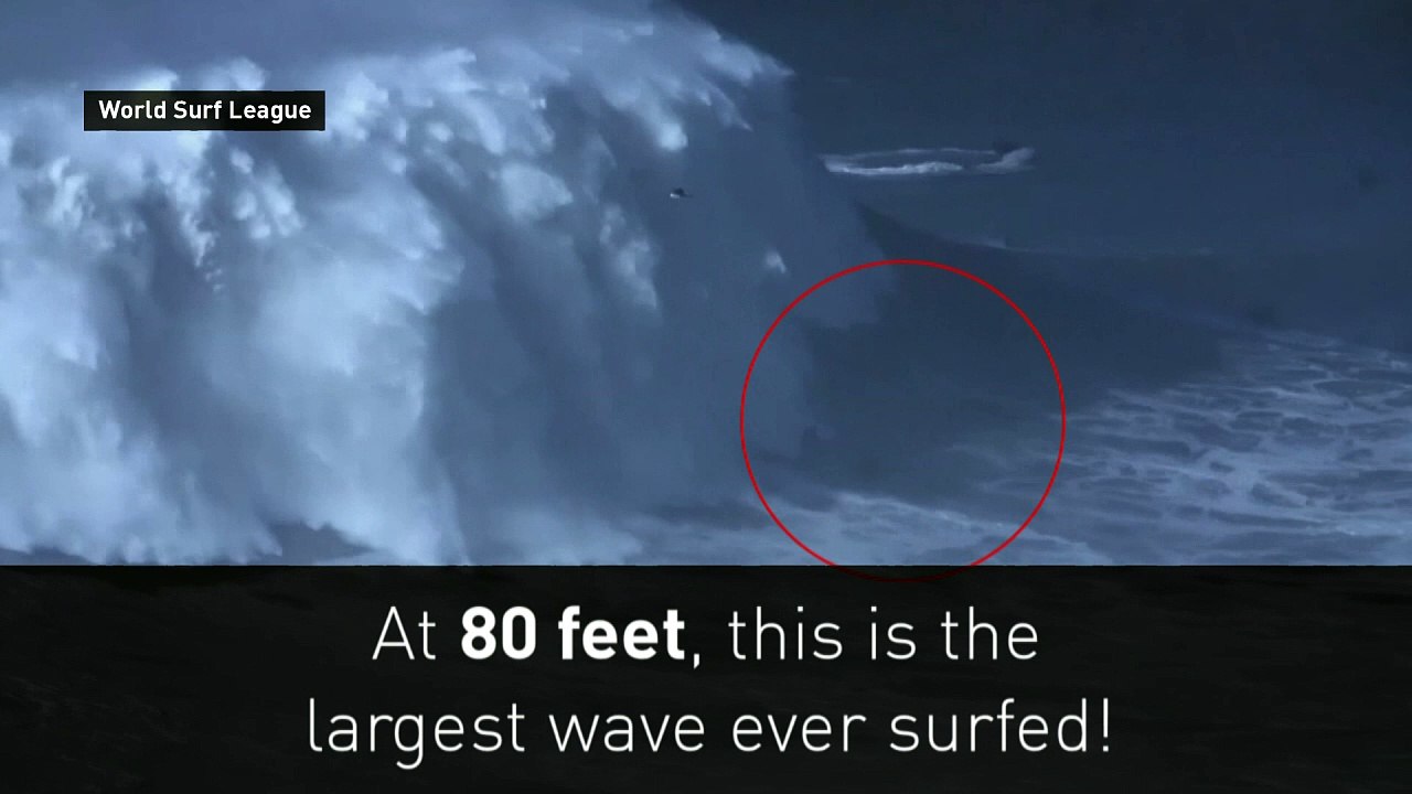 Biggest wave ever surfed: Rodrigo Koxa's record ride!