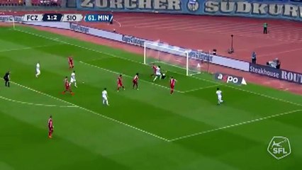 Zurich 2:2 Sion (Switzerland. Super League. 29 April 2018)