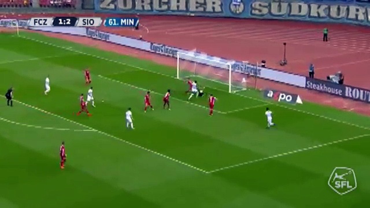 Zurich 2:2 Sion (Switzerland. Super League. 29 April 2018)
