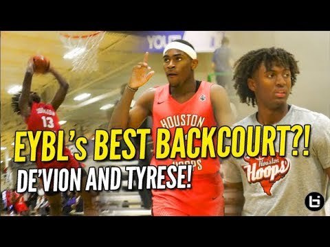 UH OH TYRESE MAXEY & DE'VION HARMON ON THE SAME TEAM!! NIke EYBL Ballislife Highlights