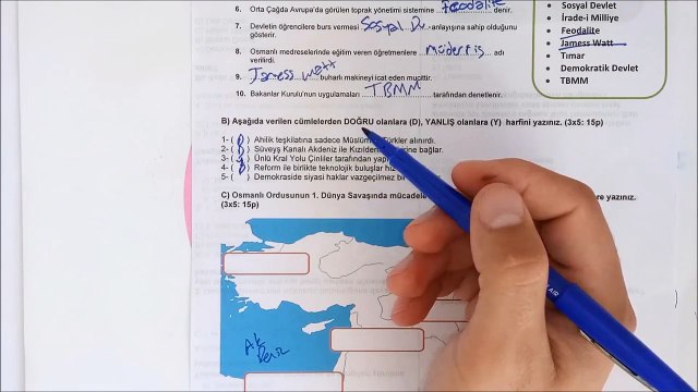 7. Sınıf SOSYAL BİLGİLER 2. Dönem 2. Yazılı Soruları ve Çözümü (%99 Çıkabilir )