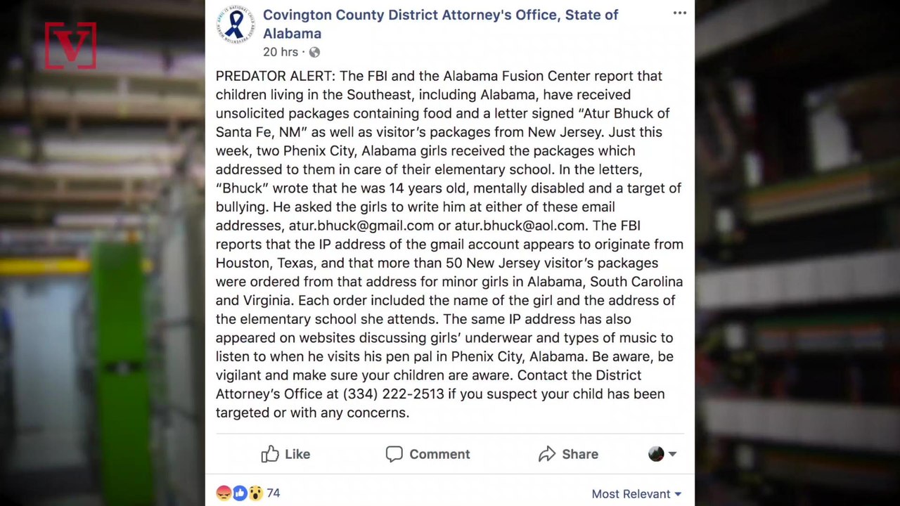 Dozens of Young Girls Mailed Disturbing Packages at School