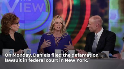 Stormy Daniels sues President Trump for defamation