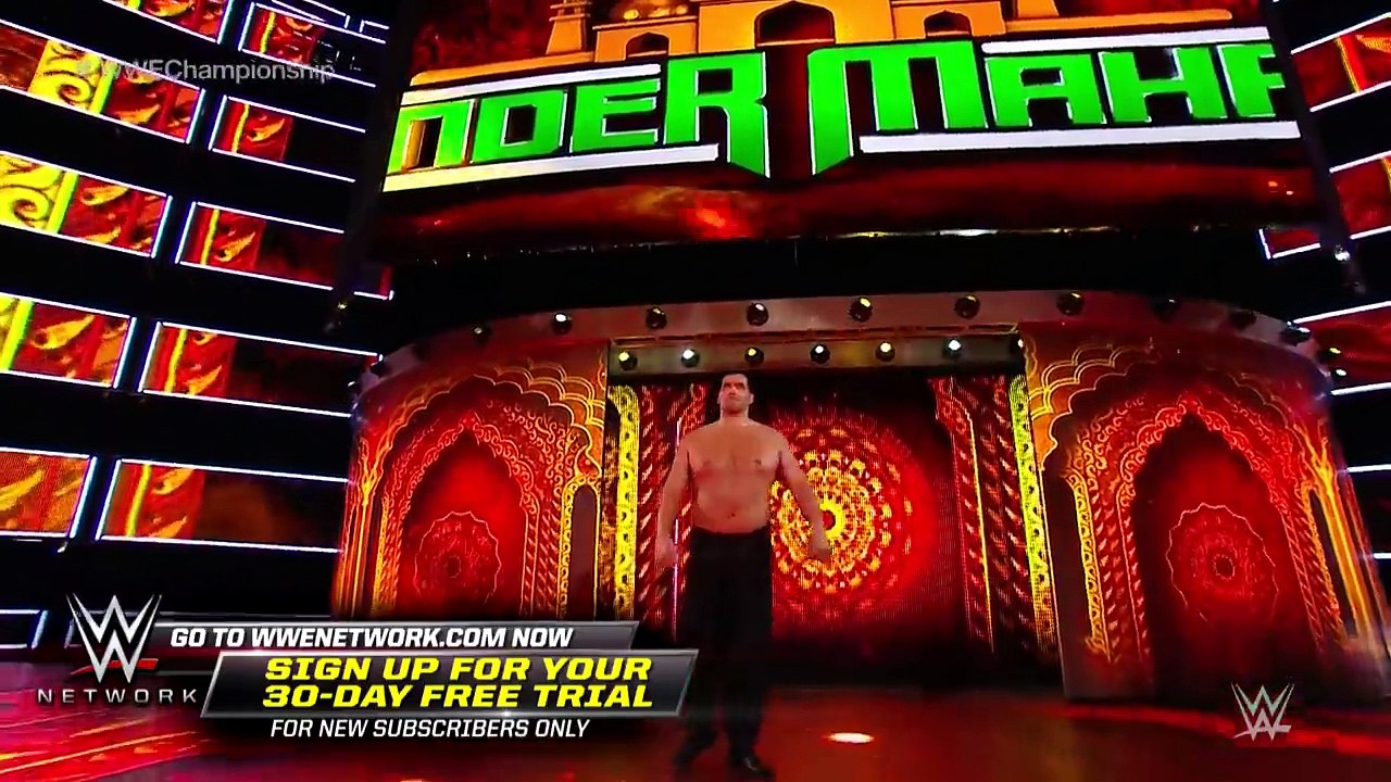 The Great Khali returns to assist Jinder Mahal in his Punjabi Prison Match- WWE Battleground 2017